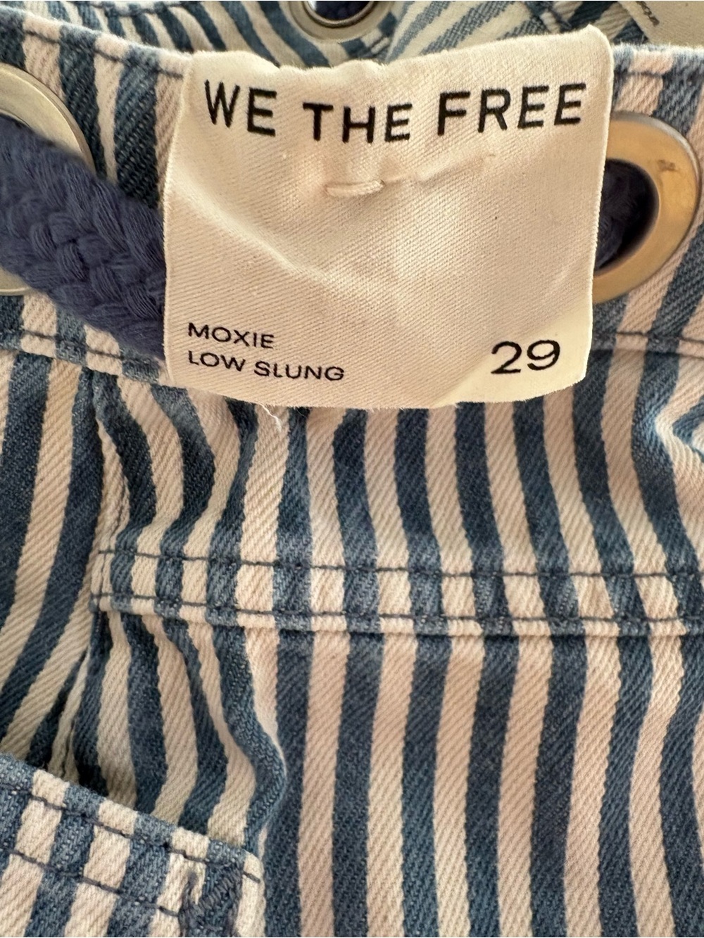 We The Free Moxie Railroad Low-Slung Jeans, 29 - Picture 8 of 8